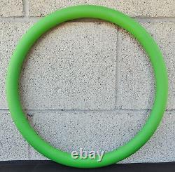 14 Green Vinyl Billet Half Wrap Steering Wheel Horn Chevy Muscle C10 Ford Rod