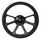 14 Inch Black Billet Steering Wheel Fits Ford Horn 5 Hole Cars & Trucks 3 Spoke