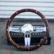 14 Inch Polished And Wood Steering Wheel With Billet Horn 6 Hole C10 Camaro