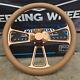 14 Rose Gold Muscle Steering Wheel Tan Vinyl With Horn Chevy Muscle