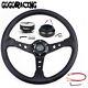 14 Steering Wheel + Ball Quick Release + Hub Adapter For Honda Civic 96-00 Ek