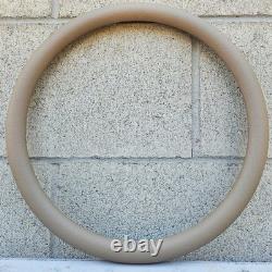 14 Steering Wheel with Dusty Tan Half Wrap, Horn & Adapter for 1969-94 Chevy