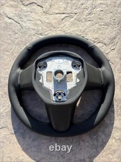 1490214-00-B Driver Heated Leather Steering Wheel Compatible for Tesla Model 3 Y