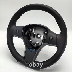 1490214-00-B Driver Heated Leather Steering Wheel Compatible for Tesla Model 3 Y