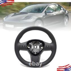 1490214-00-B Fit for Tesla Model 3 & Y Driver Heated Leather Steering Wheel
