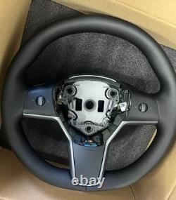 1490214-00-B For Tesla Model 3/Model Y Driver Heated Leather Steering Wheel New