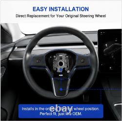 1490214-00-B NEW Driver Heated Leather Steering Wheel For Tesla Model 3 Model Y
