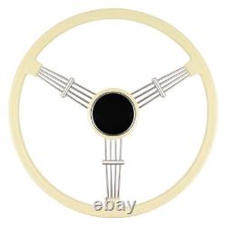 15.6inc Banjo Style Ivory Steering Wheel For 1950-1965 Porsche 356 Pre-A A B C