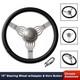 15 Chrome Full Wrap Banjo Steering Wheel Gm Built-in Adapter With Horn Button