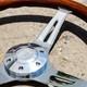 15 Chrome Steering Wheel With Real Dark Wood Mahogany Grip 6 Hole Empire