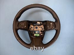 17 19 Honda Cr-v Heated Steering Wheel Black Leather Paddles Oem