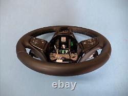 17 19 Honda Cr-v Heated Steering Wheel Black Leather Paddles Oem