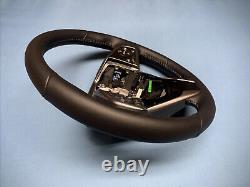 17 19 Honda Cr-v Heated Steering Wheel Black Leather Paddles Oem