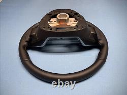 17 19 Honda Cr-v Heated Steering Wheel Black Leather Paddles Oem