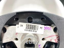 17-20 Nissan Pathfinder Black Leather Steering Wheel Assembly W Switches Oem