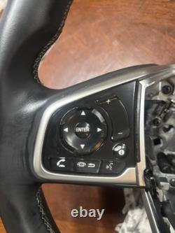17-21 Honda Civic Leather Steering Wheel