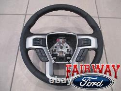 17 thru 22 Super Duty OEM Ford Leather Steering Wheel with Cruise HC3Z-3600-EC