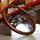 18 Dark Wood Steering Wheel 4 Spoke Freightliner, Kenworth, Peterbilt Blemished