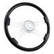18 Inch Wood Truck Steering Wheel 4 Spoke For Kenworth Peterbilt Volvo