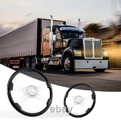 18 inch Wood Truck Steering Wheel 4 Spoke for Kenworth Peterbilt Volvo