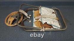 1950s dennis mitchell foldable hanging child car seat with steering wheel