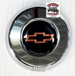 1960-1969 Chevrolet pickup steering wheel RED BOWTIE 13 1/2 MUSCLE CAR CHROME