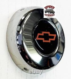 1960-1969 Chevrolet pickup steering wheel RED BOWTIE 13 1/2 MUSCLE CAR CHROME