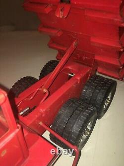 1960's Buddy L Mack Metal Dump Truck with Steering Wheel and Seat. RARE withHISTORY