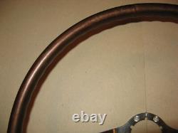 1964 66 Chevrolet Chevelle Original Walnut Finish 2 Spoke Steering Wheel, Bare