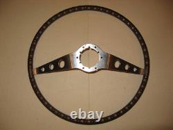 1964 66 Chevrolet Chevelle Original Walnut Finish 2 Spoke Steering Wheel, Bare
