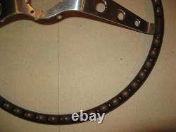 1964 66 Chevrolet Chevelle Original Walnut Finish 2 Spoke Steering Wheel, Bare