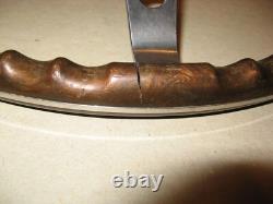 1964 66 Chevrolet Chevelle Original Walnut Finish 2 Spoke Steering Wheel, Bare