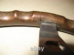 1964 66 Chevrolet Chevelle Original Walnut Finish 2 Spoke Steering Wheel, Bare