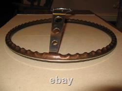 1964 66 Chevrolet Chevelle Original Walnut Finish 2 Spoke Steering Wheel, Bare
