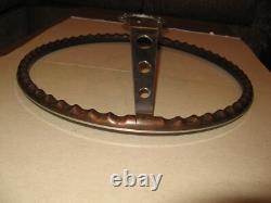 1964 66 Chevrolet Chevelle Original Walnut Finish 2 Spoke Steering Wheel, Bare