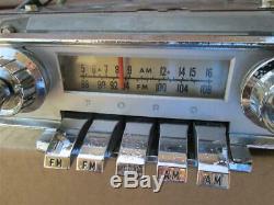 1964 Ford Galaxie Factory AM FM Radio F4TBF Complete Serviced Works Great VIDEO