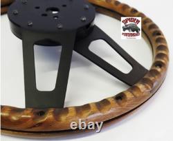 1967-1968 Pontiac wood steering wheel 13 1/2 WALNUT II