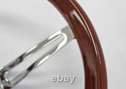 1968 1969 Charger Dart Coronet High Gloss Mahogany Wood Steering Wheel 15