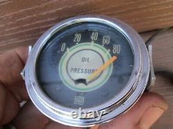 1968 Shelby Mustang Stewart Warner Oil Pressure Gauge 813708 Lamp Socket REAL
