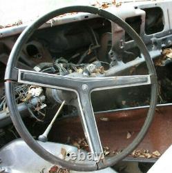 1968 buick wildcat electra 225 steering wheel horn pad from bucket seat column