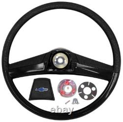 1969 1970 1971 1972 Chevy Truck 15 Inch Smaller Classic Black Steering Wheel Kit