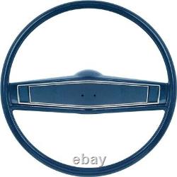 1969-1970 Chevy Cars Standard 2 Spoke Plastic Steering Wheel Kit Dark Blue