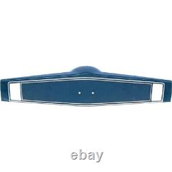 1969-1970 Chevy Cars Steering Wheel Horn Shroud For Standard Wheel Dark Blue EA