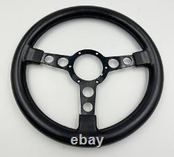 1969-1981 Pontiac GTO Firebird Formula THICK Grip Steering Wheel BLACK