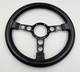 1969-1981 Pontiac Gto Firebird Formula Thick Grip Steering Wheel Black