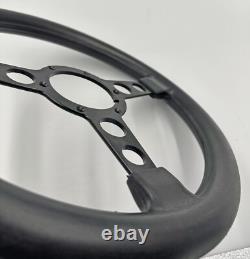 1969-1981 Pontiac GTO Firebird Formula THICK Grip Steering Wheel BLACK