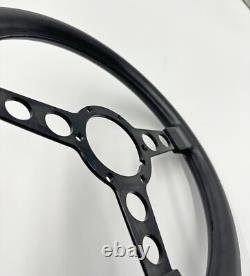 1969-1981 Pontiac GTO Firebird Formula THICK Grip Steering Wheel BLACK