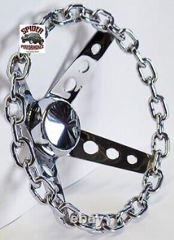 1969-1989 Cadillac steering wheel 11 CHROME CHAIN