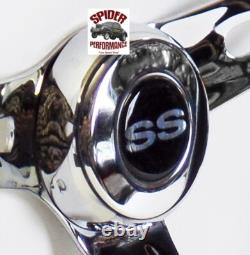 1969-1989 Chevrolet SS steering wheel 13 1/2 MUSCLE CAR CHROME