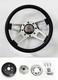 1969-1993 Olds Cutlass F85 98 442 Grant 4 Spoke Black Steering Wheel 13 1/2